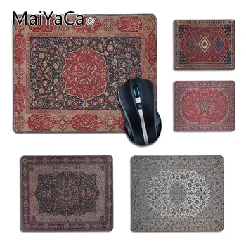 

MaiYaCa Simple Design red Persian Rugs Comfort small Mouse Mat Gamer Mouse pad Pattern Soft gaming Accessories mousepad desk mat