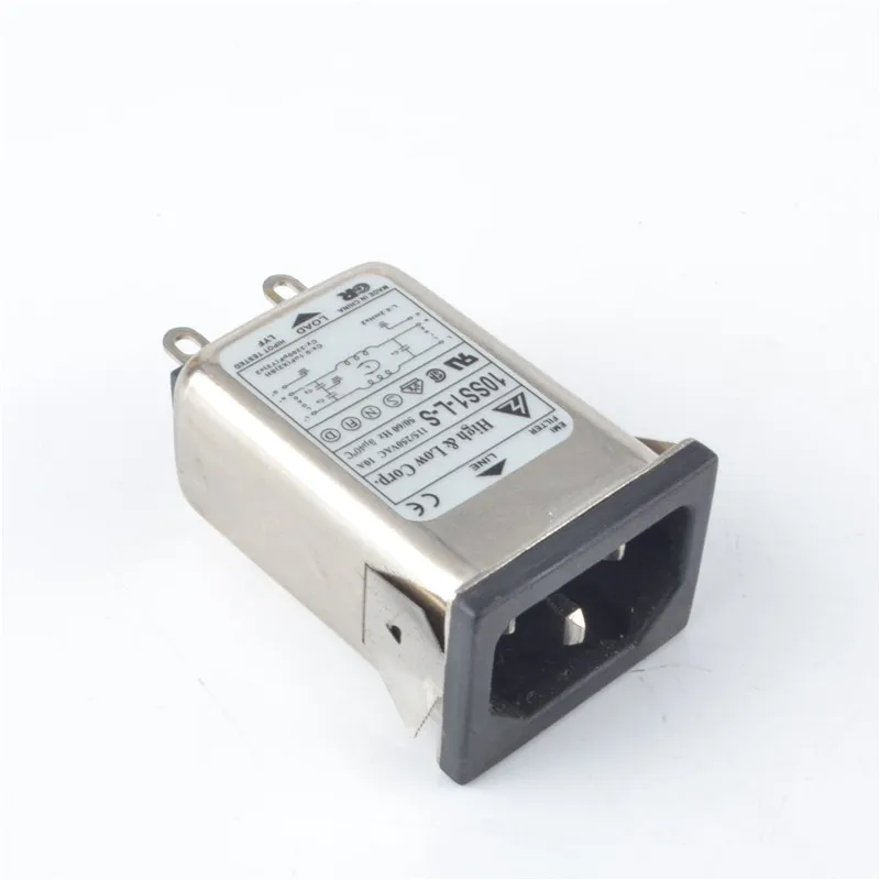 Stecker IEC C14 JS01-10A-T EMI-Filter für elektrische Leitung 