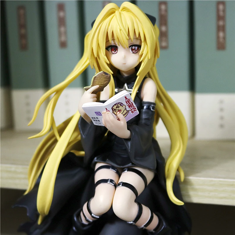 Аниме To Love Ru Darkness Eve Yami Eatting Ver Sea Bream сжигаемое черное платье Кукла ПВХ экшн фигурка