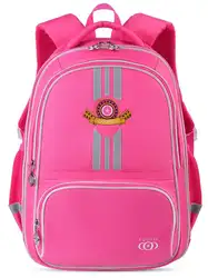 Милый детский рюкзак для девочек с буквенным принтом большой емкости с карманами для начальной школы нейлоновый рюкзак для студентов