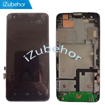 

5.0 inch For ZTE Geek V975 LCD Display + Touch Screen Digitizer + Frame complete black by free shipping