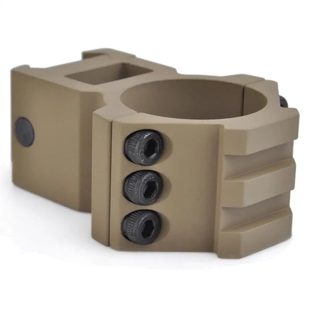 SEIGNEER Tactical Top Rail Extend 30 Mm Ring Mount Accessories Khaki FOR Mounts onto 20mm rail