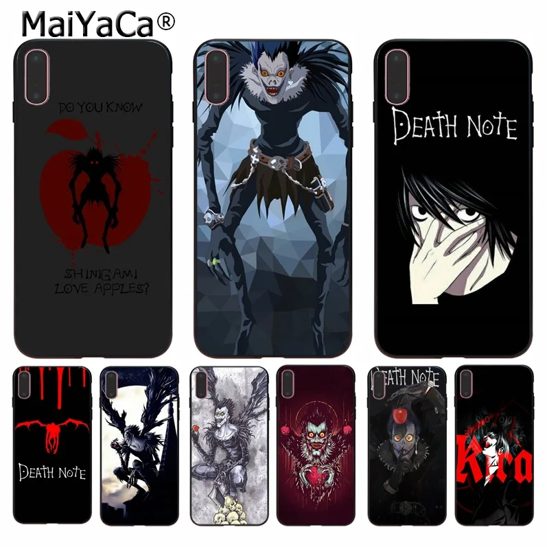 

MaiYaCa Death Note DIY Printing Special Offer Phone Case Cover for Apple iPhone 8 7 6 6S Plus X XS MAX 5 5S SE XR Cellphones