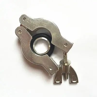 2 шт. KF16 алюминиевый вакуумный зажим насоса фланец фитинги части w уплотнительное кольцо и кронштейн XWJ