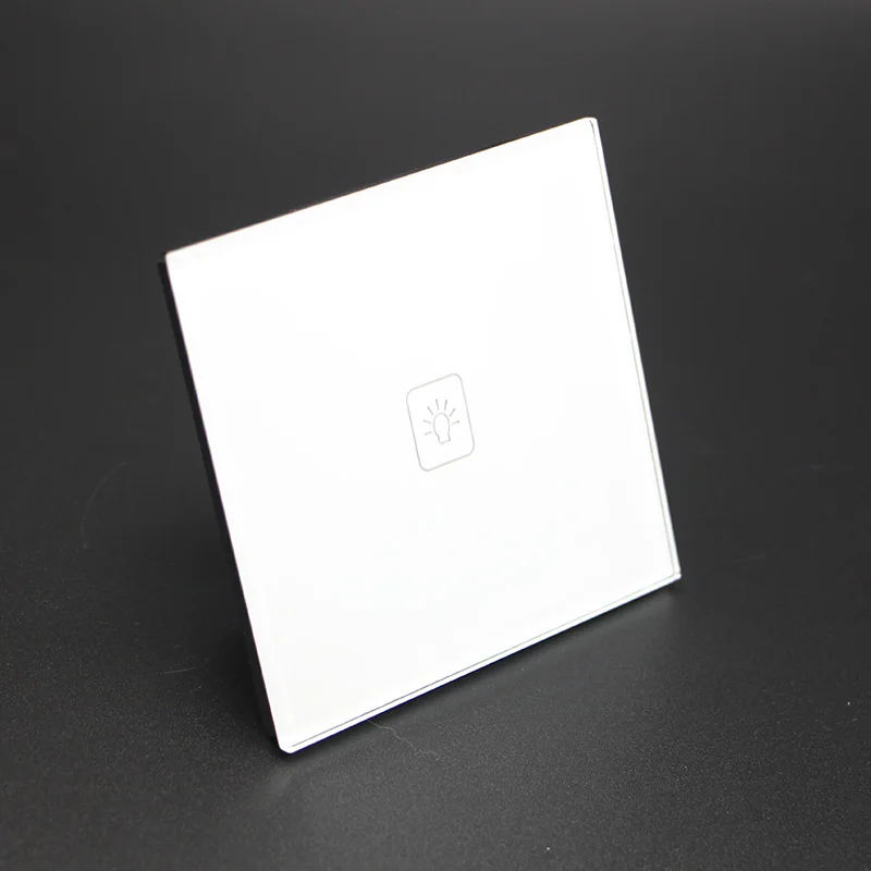 

1 Button Touch Switch UK Standard Dimmer Switch Wall Light Controler From Dim to light Touch and Remote Control