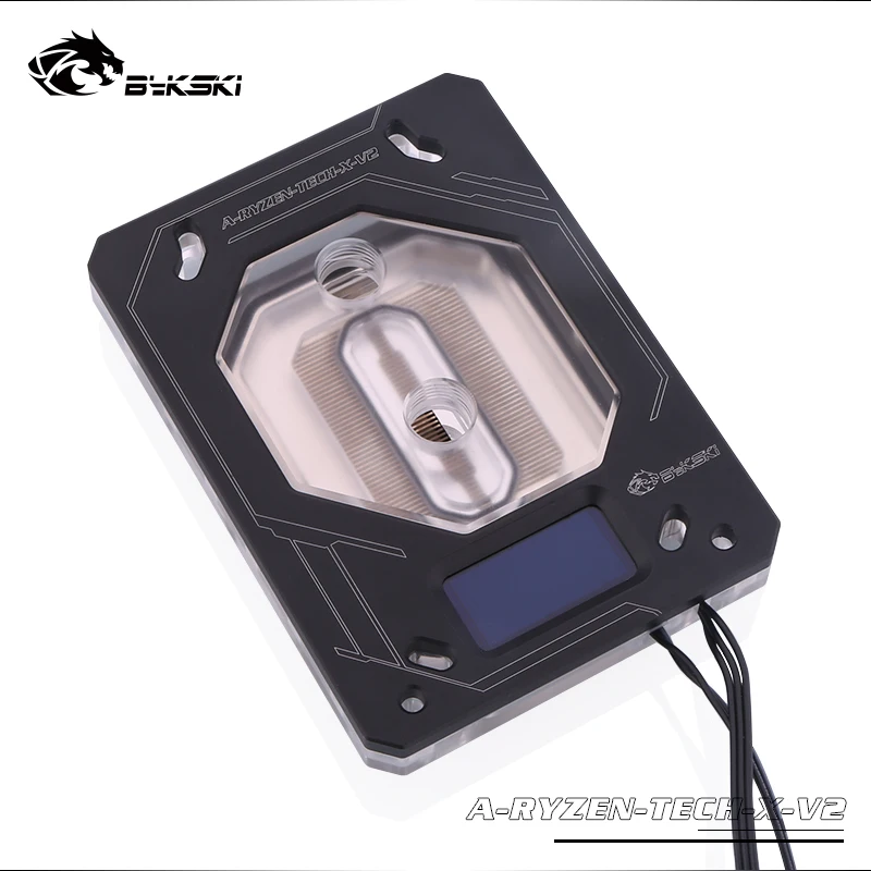 

Bykski A-RYZEN-TECH-X-V2 CPU Water Cooling Block for AMD AM3 AM4 TR4 Black