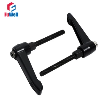 

2pcs Adjustable Handle M6 Male Thread Adjustable Handle Lever Knob 10/15/20/30/50/60mm Thread Bakelite Machinery Clamping Lever