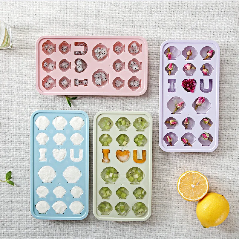 

Frozen ice cube mold home refrigerator with lid ice box DIY sponge cream maker ice with cube