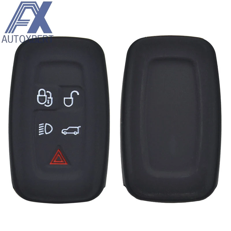 

AX Silicone Remote Key Case Fob Shell Cover For Land Rover Discovery 4 for Range Rover Sport Vouge 2009 2010 2011 2012 Holder