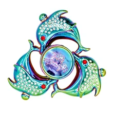 Дельфин Ручной Спиннер модный Спиннер стресс Новое поступление ручной Спиннер фокус KeepToy и СДВГ EDC игрушки