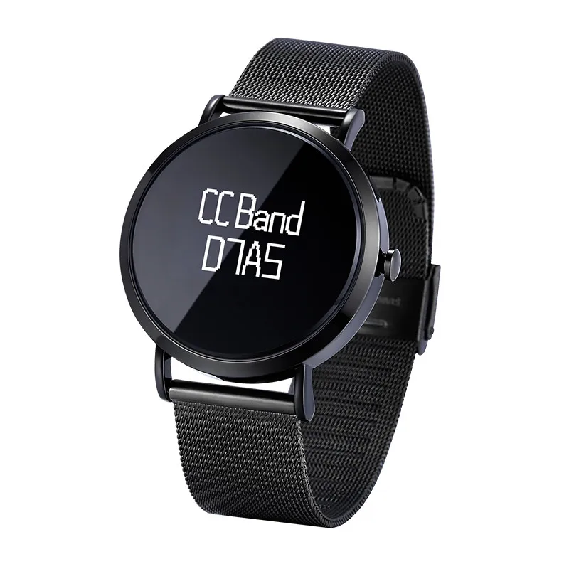 

50pcs/lot Bluetooth CV08 Smart Wristband Smart Watch Bracelet 0.95inch OLED Screen Touchpad for iPhone Andriod with Metal Strap