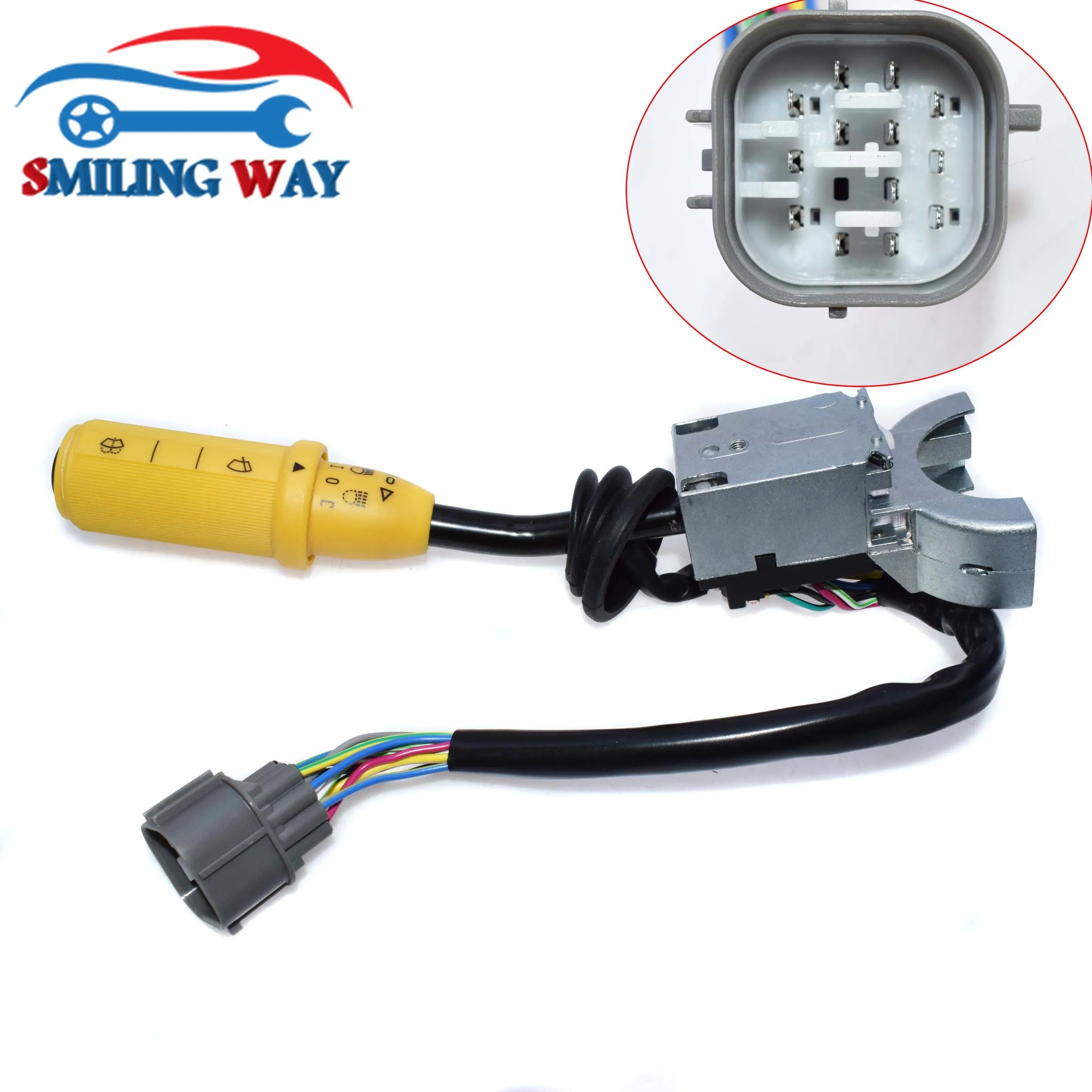 

Wiper Light Switch Column Stalk Combination Switch 701\70001 For JCB 4CX 214 215 216 217 1400B 1550B 1600B 1700B 3C 3CX 3D