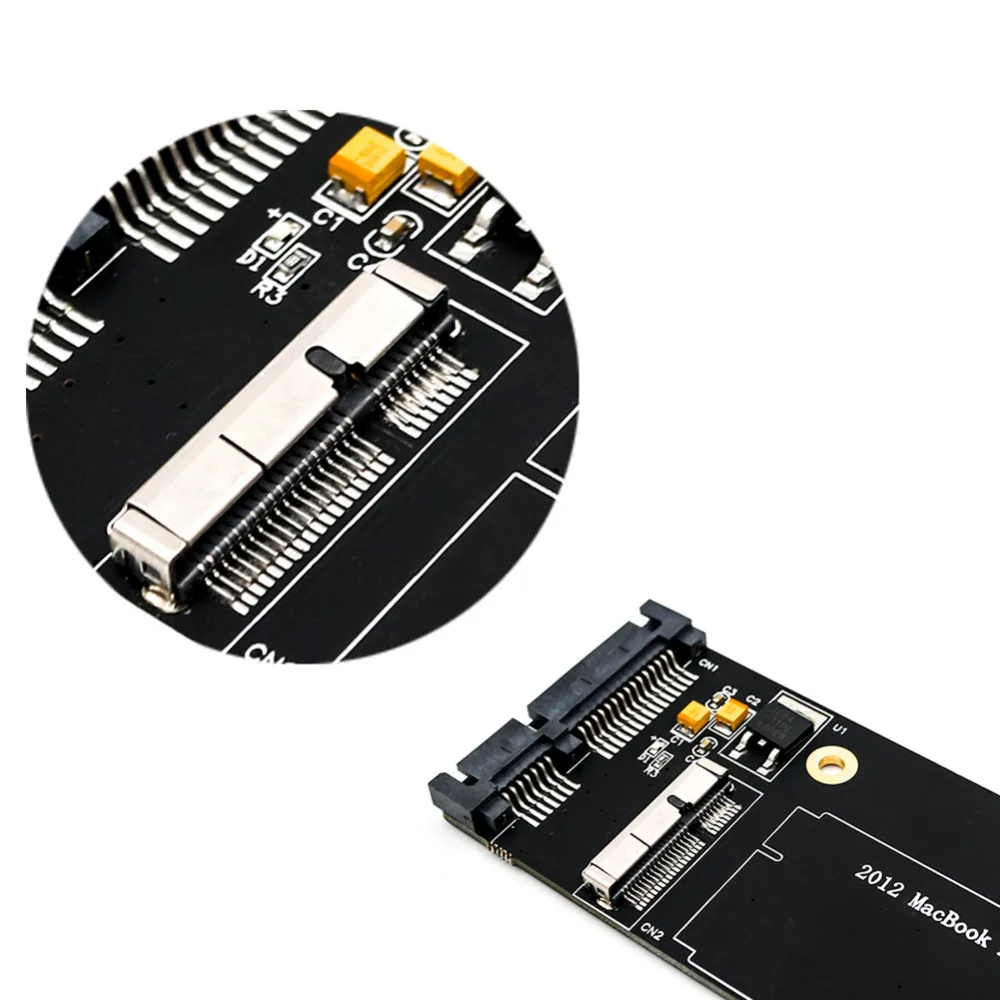Карта адаптера SSD для MacBook Air/Pro Retina 2012 A1465 A1466 HDD на SATA|Компьютерные кабели и разъемы|