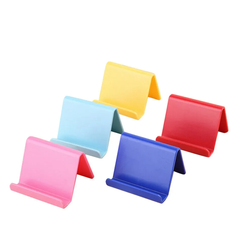 

Universal Mobile Phone Holder Candy Color Mini Portable Fixed Phone Stand Holder Home Supplies #YL
