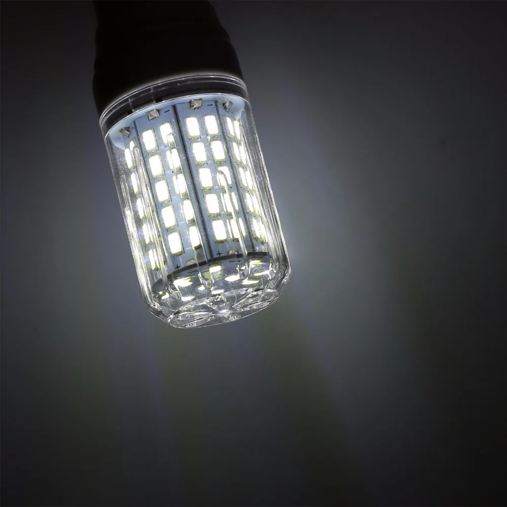 5730 SMD сверхъяркая светодиодная лампочка Кукуруза E27 B22 GU10 G9 E14 27 светодиодов 7 Вт