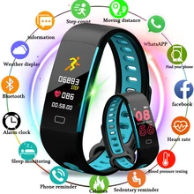 New Smart wristband Ip67 waterproof Smart bracelet Bluetooth heart rate monitor blood pressure measurement fitness tracker+BOX