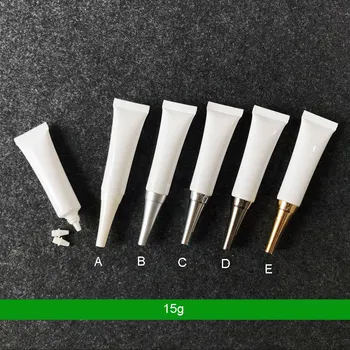 

300pcs 15g 15ml Plastic Soft Tube Empty Cosmetic Packaging Eyeshadow Eyeliner Eye Serum Cream Tubes Sample Medicine Containers