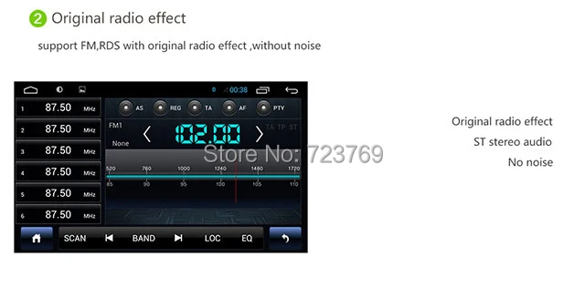 Sale (Quad Core, 16GB Nand Flash)10.2 inch Screen Car DVD GPS Navigation for Hyundai IX35 2011-2015 with Pure Android 4.4.4 System 5