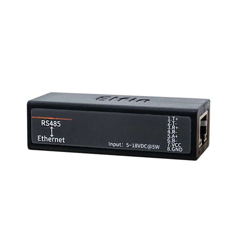 Серверный модуль с последовательным портом RS485 для Ethernet устройства Поддержка TCP/IP