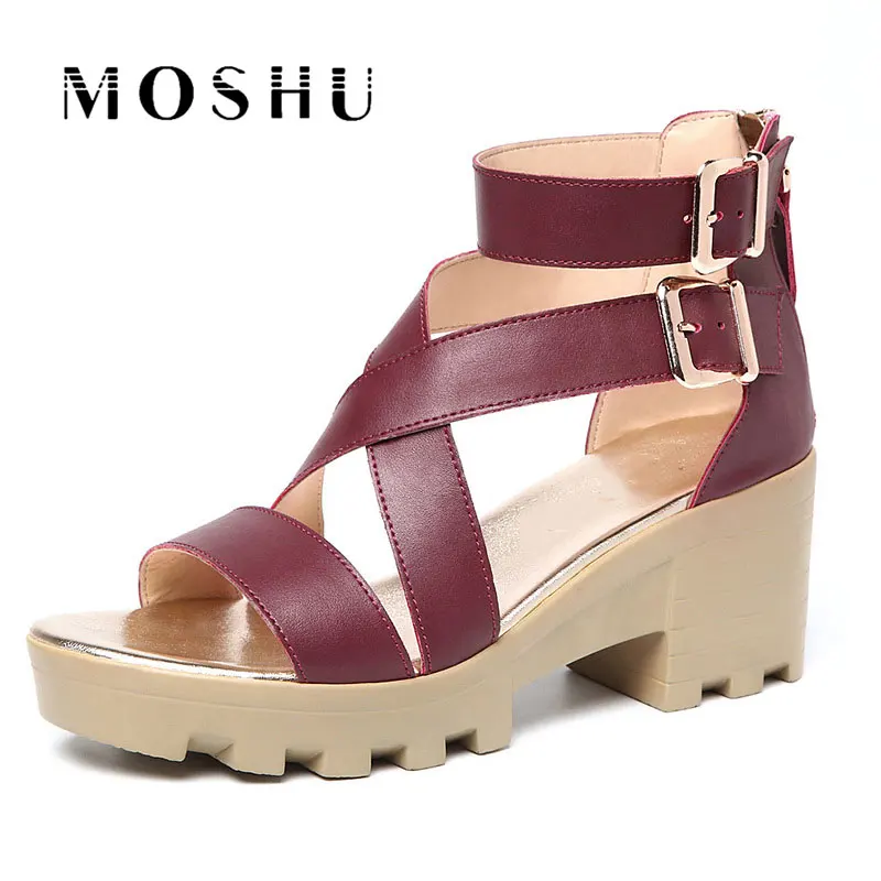 

Fashion Women Summer Sandals Platform Slippers Wedges Buckle Ladies Beach Casual Shoes Sandalias Size 34-43