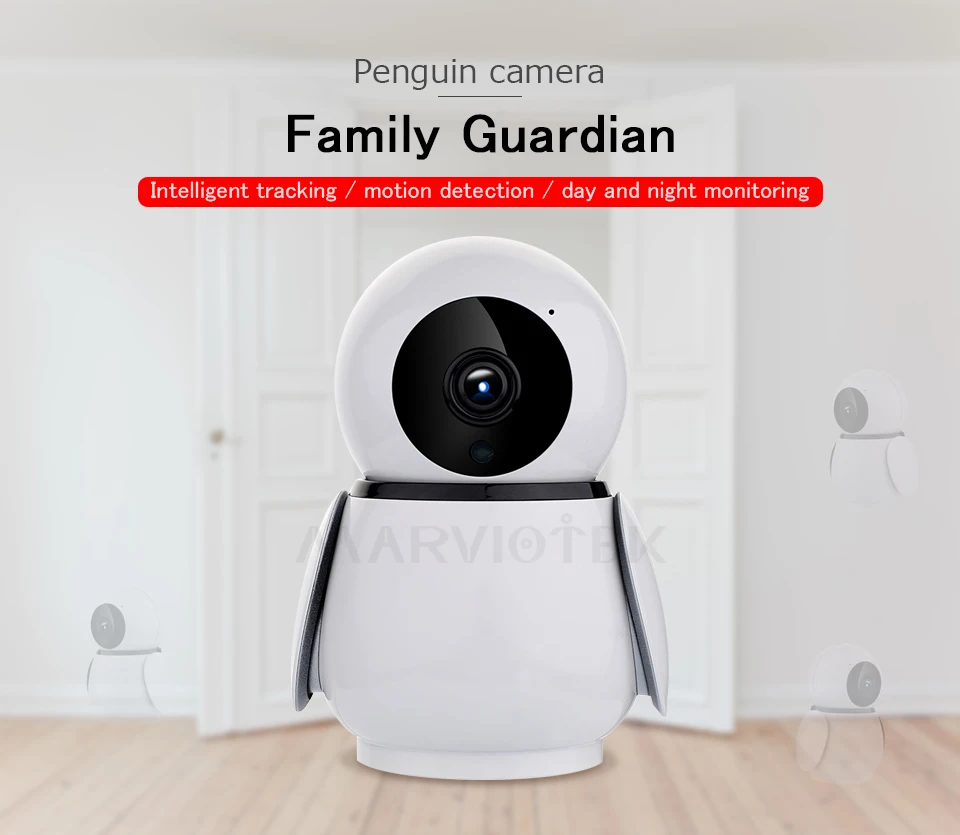 720P WiFi IP облачная камера безопасности Беспроводная пингвиновая камера ночного видения CCTV 1080P двухсторонняя аудио мини wifi камера HD P2P