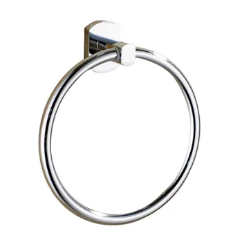 

High Quality Single Towel Bars Copper Rotating Towel Rack Bathroom Kitchen Wall-mounted Towel Electroplated Round Rack Holder