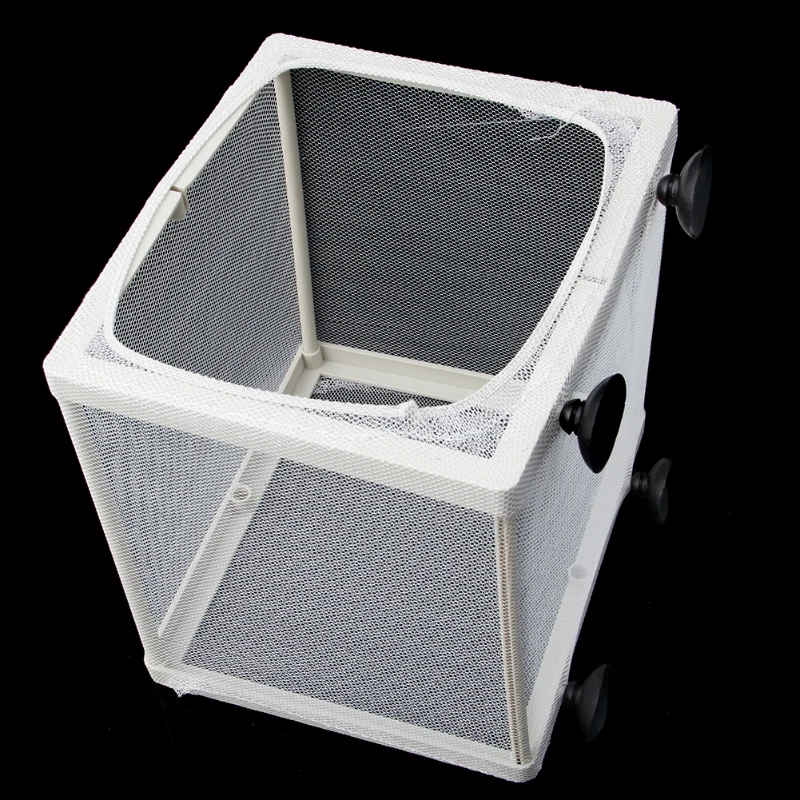 Fish Aquarium Fish Breeding Box Fish Tank Aquarium Guppy Breeding Breeder Fish Baby Gauze Trap Box Isolator S/L