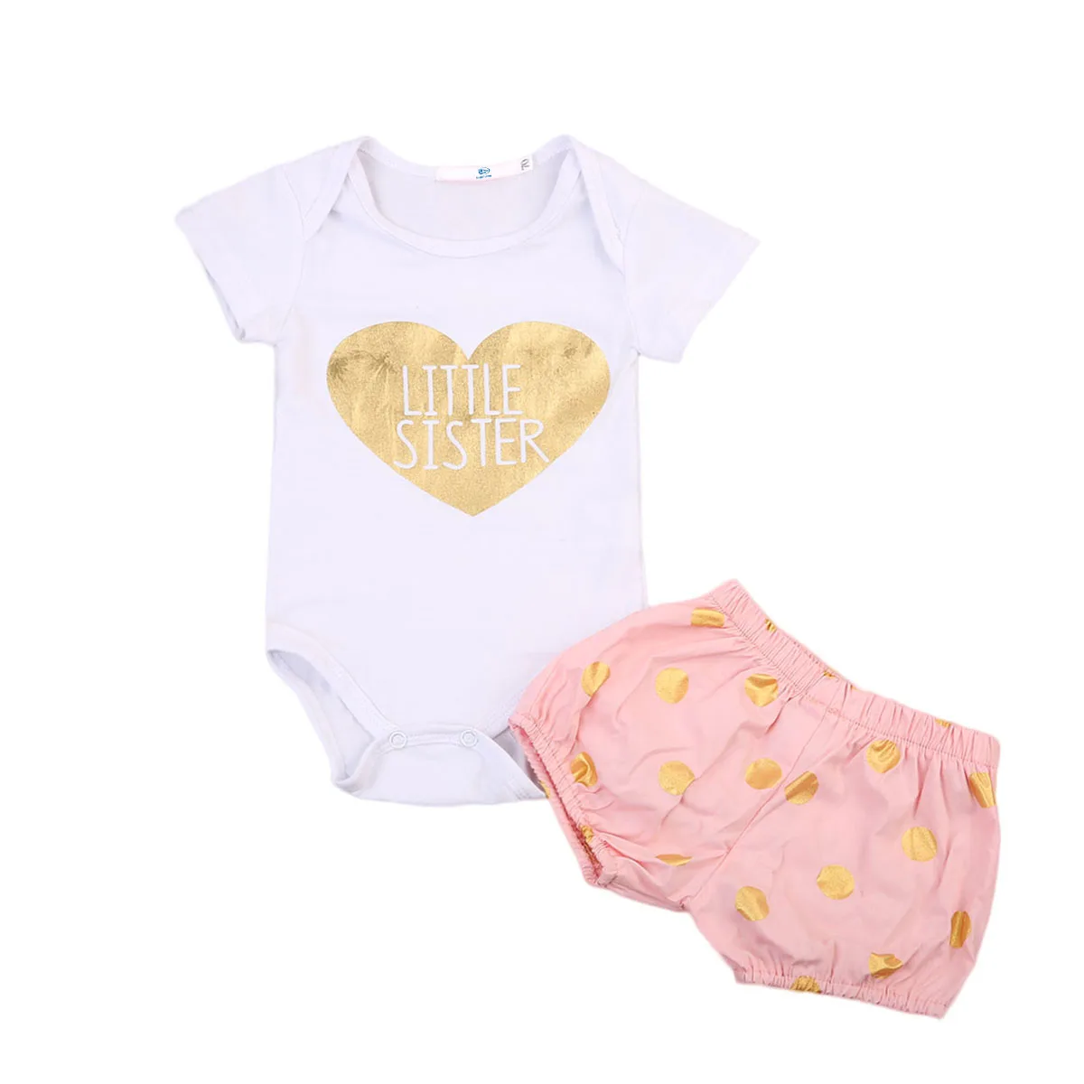 Fashion Sister Matching Newborn Infant Kids Baby Girls Clothes Set Big