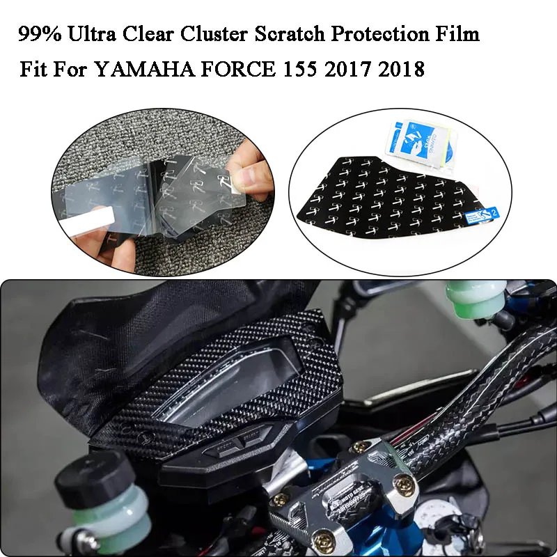 MTImport For YAMAHA FORCE155 FORCE 155 2017 2018 Speedometer Speedo Screen Cluster Scratch Protection Film Dashboard Shield New (1)