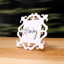 Свадебные Приём партии барокко Рамки в сложенном место карты день рождения Свадебный душ партия сидения маркеры пользовательские colorspc001