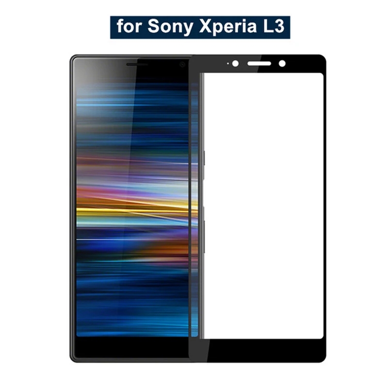3D закаленное стекло для Sony Xperia L3 полное покрытие 9H пленка Взрывозащищенная