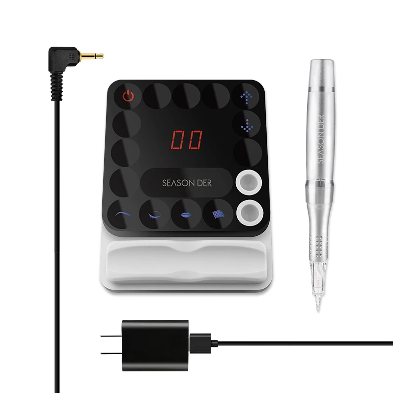 Semi-permanente da Composição da Sobrancelha do Tatuagem Máquina para Mts Sensível ao Toque Temporada Bordado Profissional Pen Microblading Make up Tela Der q7 16 Para MTS Microblading make up tela Sensível Ao Toque