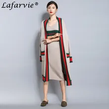 Lafarvie 2017 Fashion Cashmere Blended Summer Dress V-Neck Spaghetti Strap Straight Sleeveless Casual Soft Female Knitted Dress
