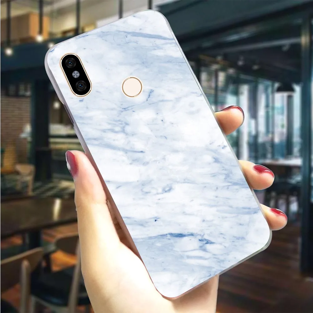 

Hard Case for Xiaomi Mi 8 Pure Marble Cover for Xiaomi Mi 6 Cover A1 A2 Lite 8 F1 Back Case Pattern