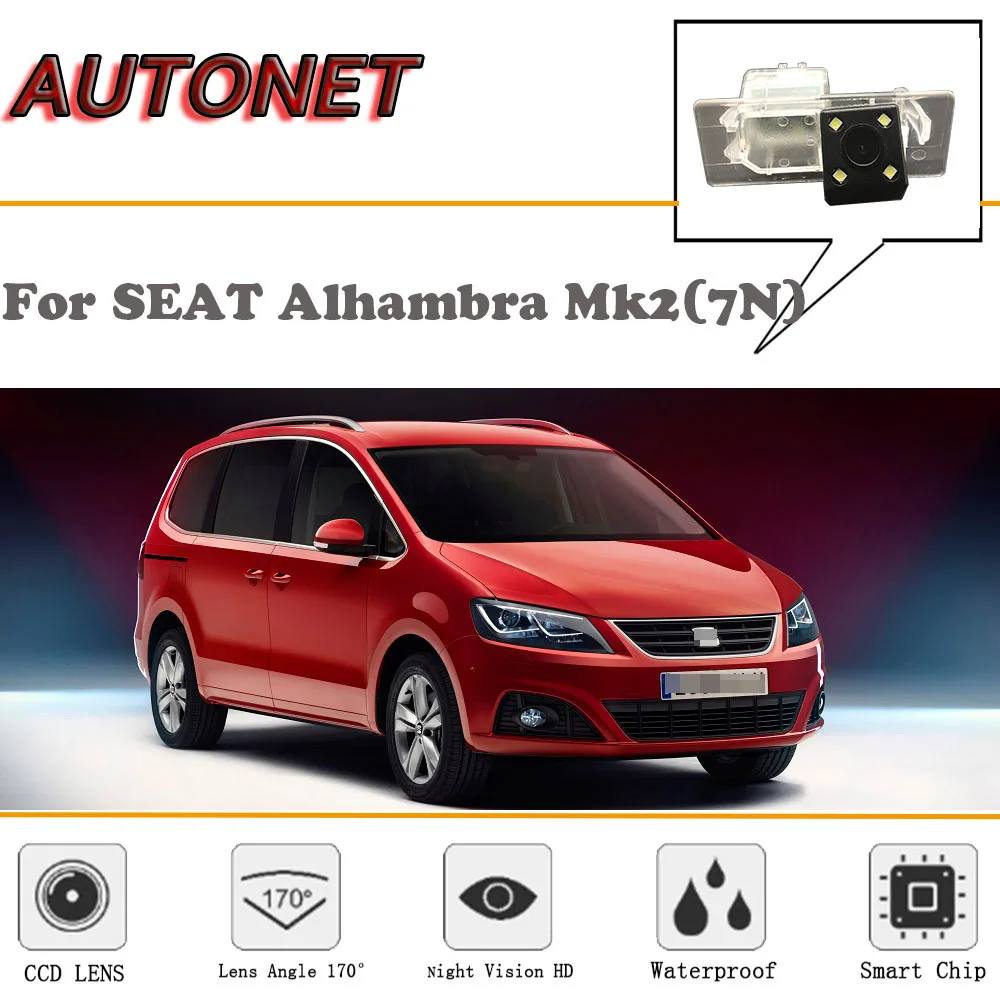 AUTONET 리어 뷰 카메라, 시트 알람 브라 Mk2 (7N) 2014 2015 2016 2017/CCD/나이트 비전/리버스 카메라/번호판 카메라
