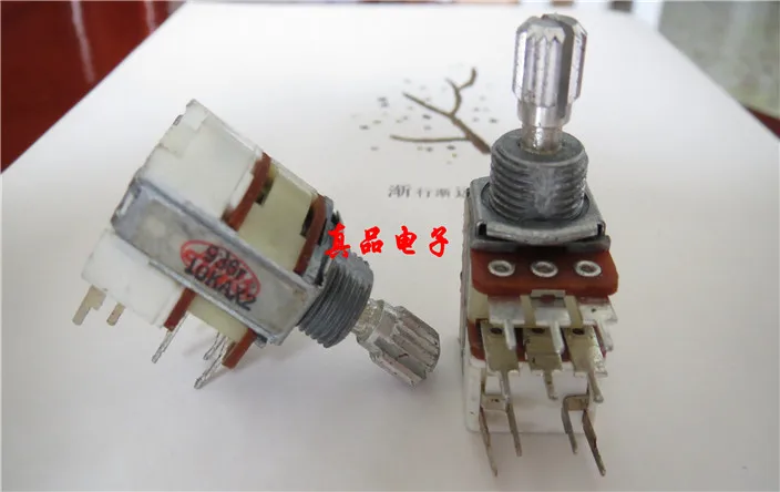 

[VK] A10KX2 imported from Japan ALPS 936 double band press lock switch fever level potentiometer switch