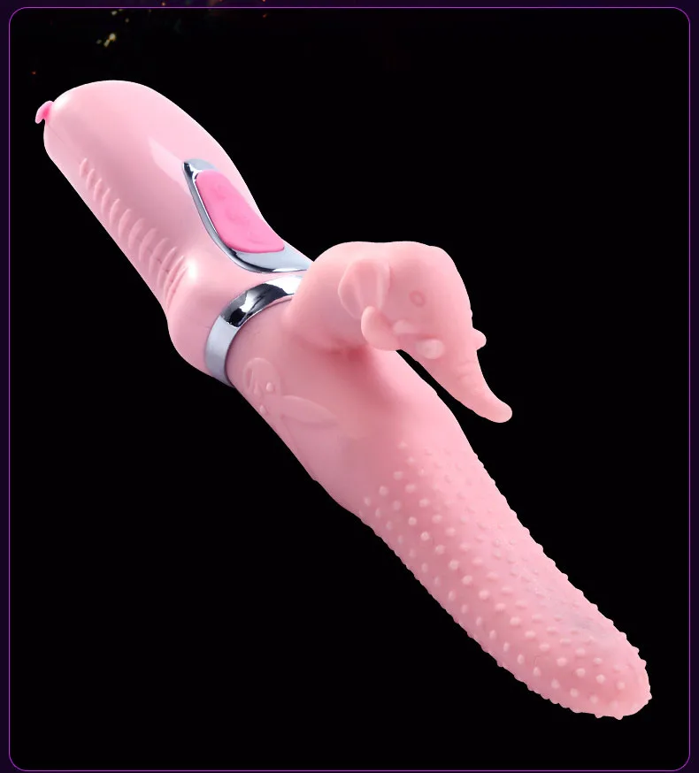 JIUAI Super Soft Silicone Vibrator Smart Heating G-spot Stimulator Tongue Vibrators for Women Clitoris Stimulator USB Charge (13)