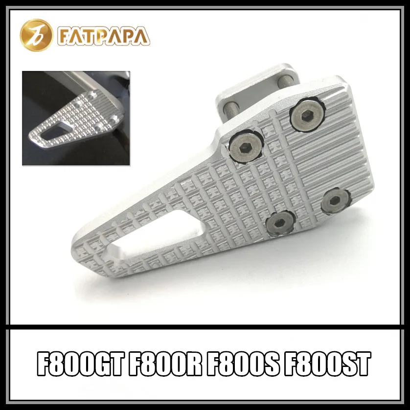 

motorcycle stainless steel Brake lever Pedaling Increase For BMW F800GT F800R F800S F800ST silver