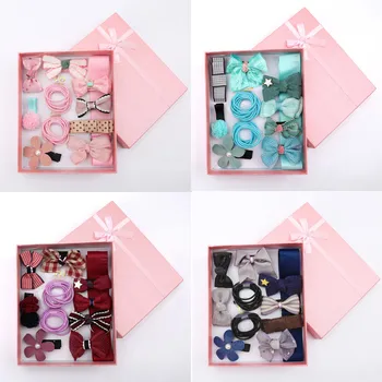 

new 10Pcs Kids Infant Hairpin Girl Bowknot Flowers motifs Hair Clip Set Set Wonderful Gift styling accessories #0314 BB