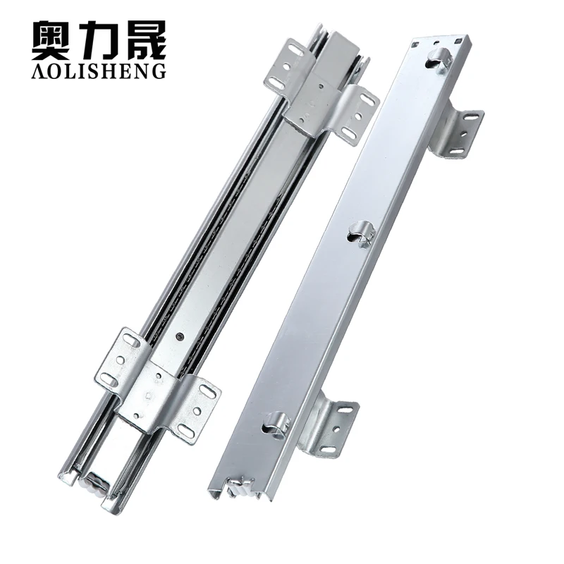 

Drawer slide Cold Rolled Steel Material Galvanized Zinc Cabinet Pull Basket Slide rail