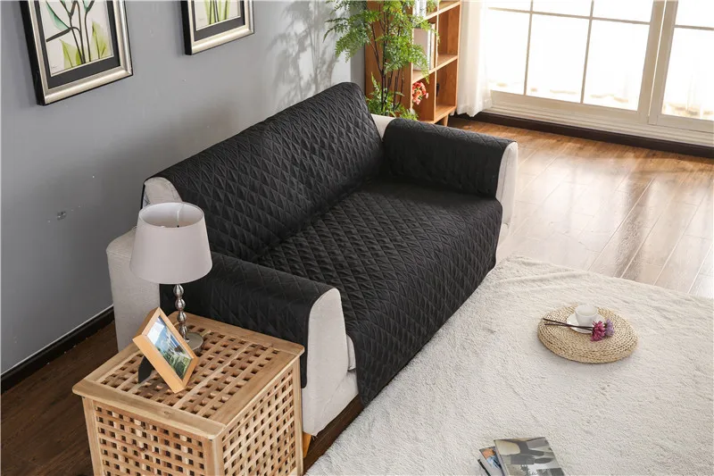 Чехлы для диванов, стеганый водонепроницаемый чехол для дивана, защитный чехол для мебели, двусторонний, моющийся, съемный подлокотник, чехлы