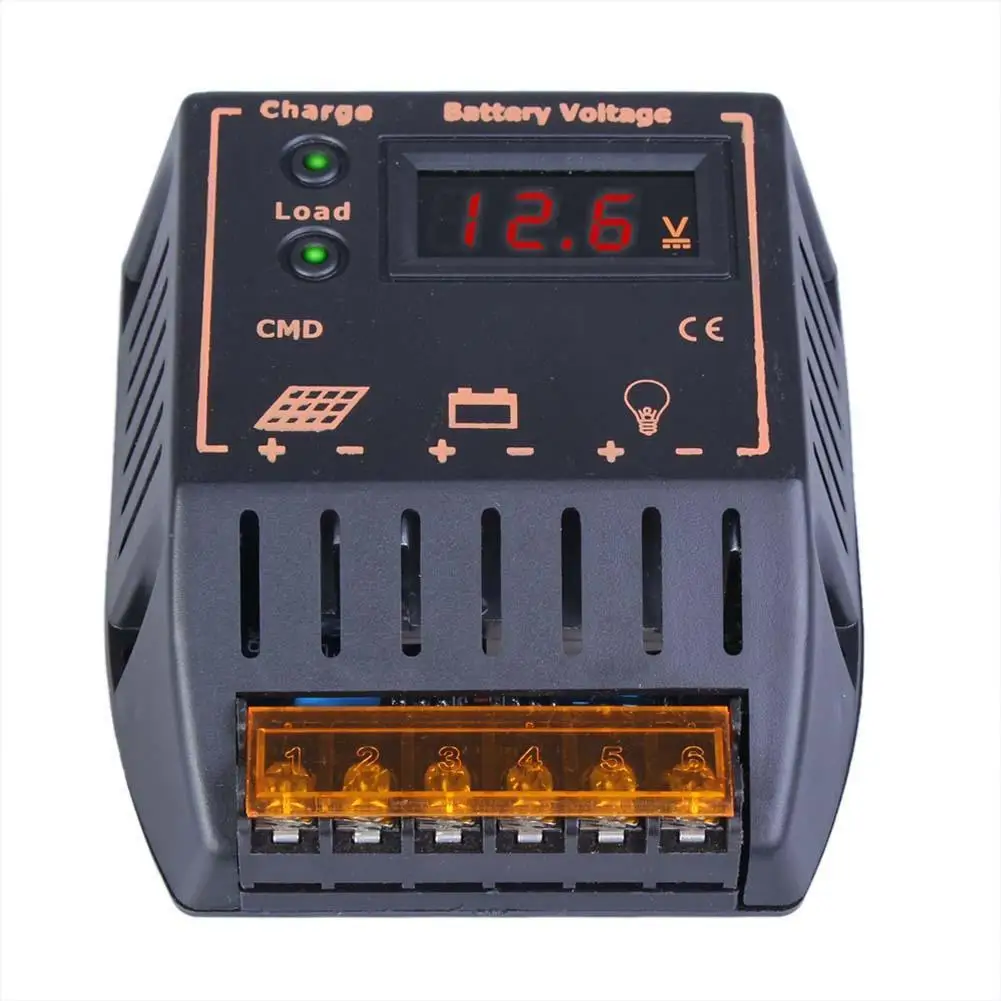 20A LCD 12V/24V солнечная панель регулятор заряда батареи автоматический