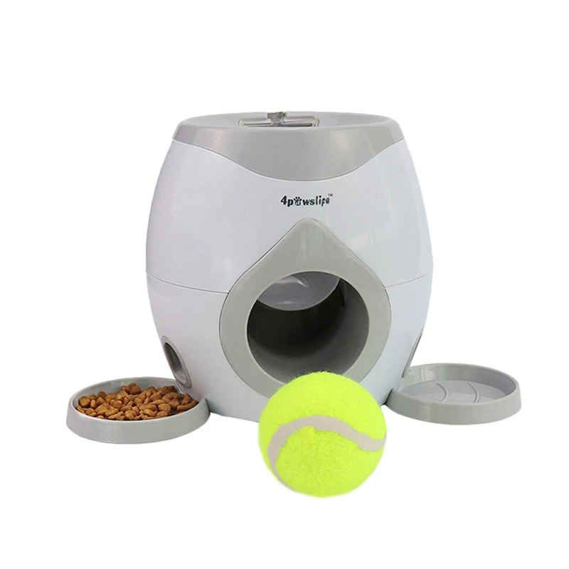 Automatic Throwing Pet Tennis Ball Toys Interactive Fetch Machine Automatic Throwing Pet Tennis Ball Toys
