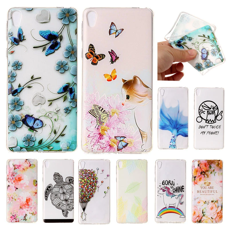 

2Pcs/lot For Sony Xperia L 1 G3312 G3311 Case Relief Anime Silicone TPU Soft Back Cover Case for Sony L1 Dual G3312 G3311 G3313