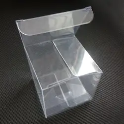 100 шт. квадрат прозрачного ПВХ коробка пластиковая прозрачная коробки из ПВХ упаковка пластиковая коробка DIY подарок коробок для Ювелирные