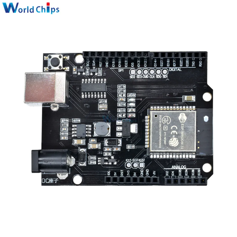 Беспроводная плата разработки ESP32 с Wi Fi и Bluetooth CH340 для Wemos D1 мини интерфейс Arduino UNO R3