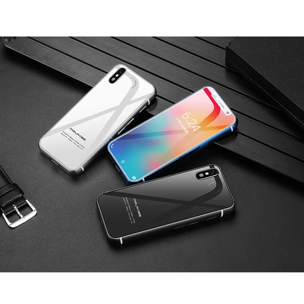 Mini Melrose 2019 Phone 3.4'' MTK6739 Quad Core mobile phone 2GB+8GB Android 8.1 Fingerprint ID 2000mah 4G LTE Smartphone