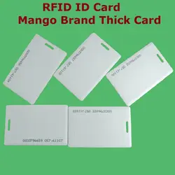 10 шт./лот Близость EM/ID rfid 125 кГц Smart Толстые ID Card Система контроля доступа Высокое качество для чтения только