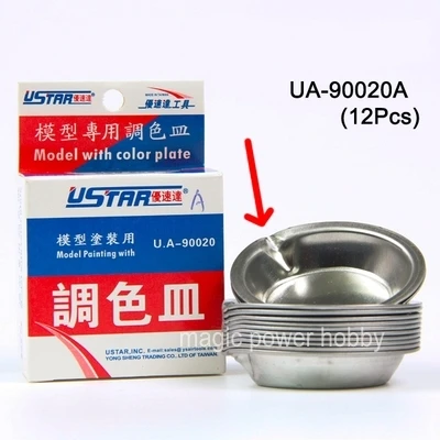 U-STAR Model Color Palette Painting Plate for Model kit Builing Gundam Model Hobby Coloring weathering Tools 90020 90119 3
