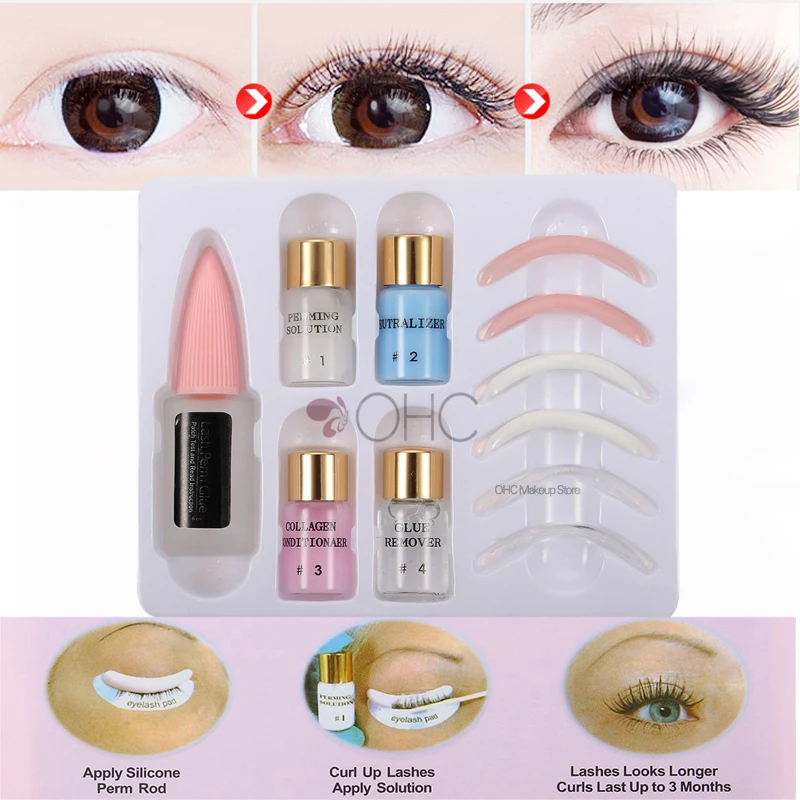 

2Pcs/Set Lash Lift Kit Eyelash Perm Kit Curling False Eye Lash Extension Glue Eyelashes Perming Lashes Lifting Tools Wave Lotion